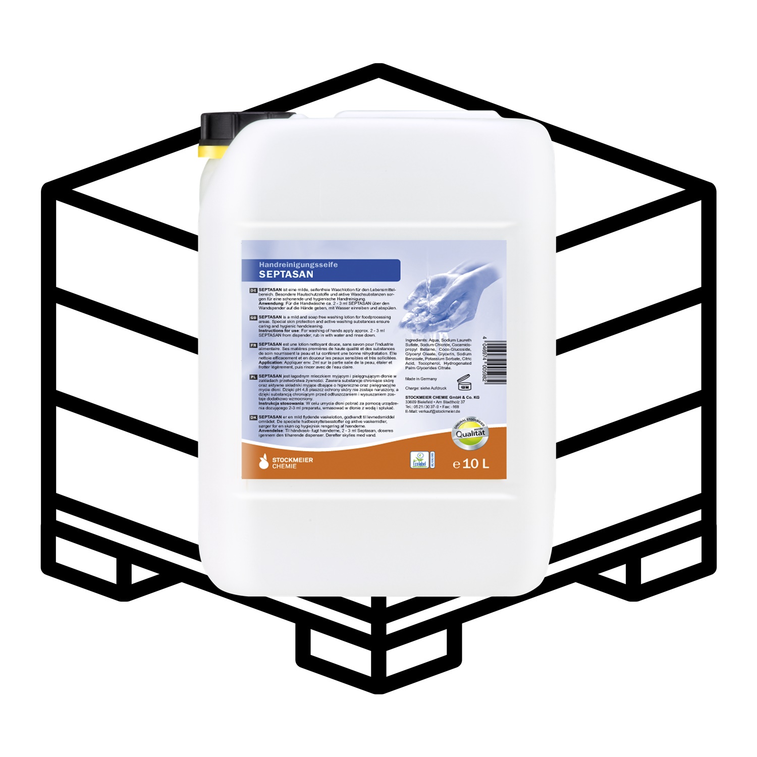 Septasan hygienische Waschlotion Handseife Flüssigseife